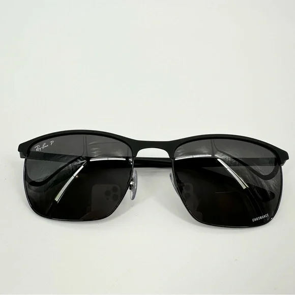 Ray Man RB3686 Polarized Chromance Black Sunglasses - Picture 9 of 15